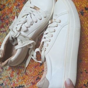 Topshop Rose Gold Sneakers